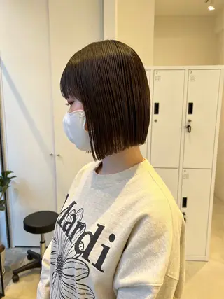 ミディアム ショート/ボブ特化 似合わせ/山下凌生のヘアスタイル