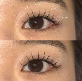 マツエク・マツパ NORA hinataのマツエク・マツパデザイン