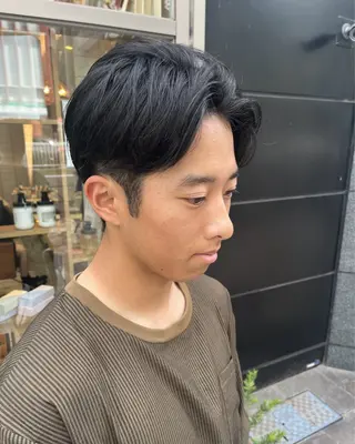 メンズ ゆもとまひろ🫧 渋谷/メンズパーマのヘアスタイル