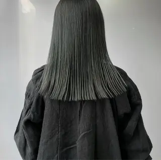 セミロング カラー Pia/KIRIA /福岡美容室のヘアスタイル