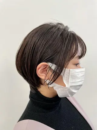 ショート カラー 笠原 健人のヘアスタイル