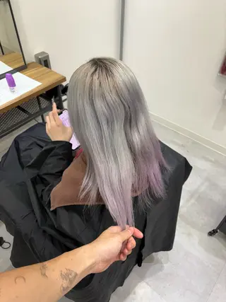 セミロング カラー KEISUKE🧡 8月予約開始のヘアスタイル