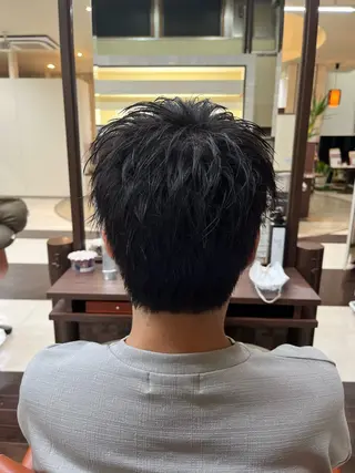 ショート メンズ AROH men's cut&men's perm 船橋店所属・🧊メンズ特化🧊 高木航希のヘアスタイル