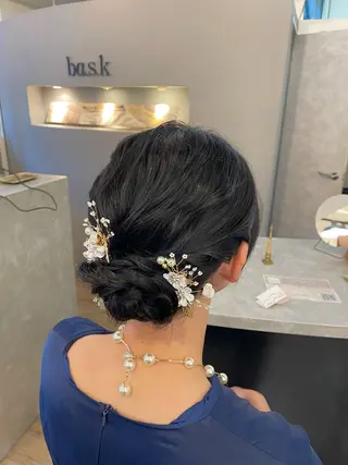 ヘアアレンジ VISAGE ba.sk 金子詩帆のヘアスタイル