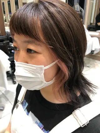 ミディアム カラー nex the salon所属・高橋 かのんのヘアスタイル