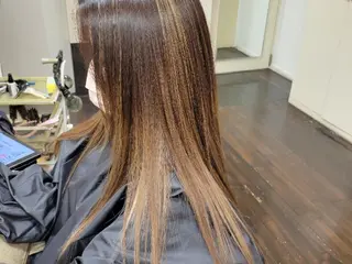 ロング 遠藤 史秋のヘアスタイル