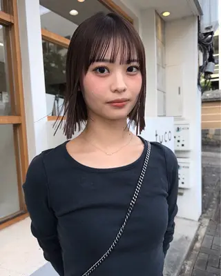 ショート カラー ブリーチ/似合わせ Kaito🦕/栄のヘアスタイル