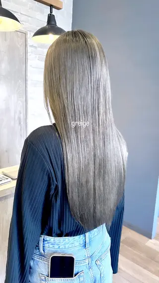 ロング カラー セジールヘアメゾン所属・韓国レイヤー/透明感 カラー🐈曾根高のヘアスタイル