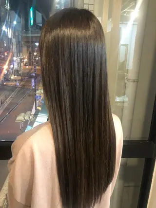 ロング カラー 髪質改善&ブリーチ 伊勢 祐一郎のヘアスタイル