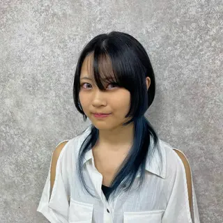 ミディアム カラー 伊藤俊斗 / minimhairのヘアスタイル