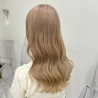 ミディアム カラー 🎀🧁ダメージレス 艶髪カラー🧁🎀のヘアスタイル