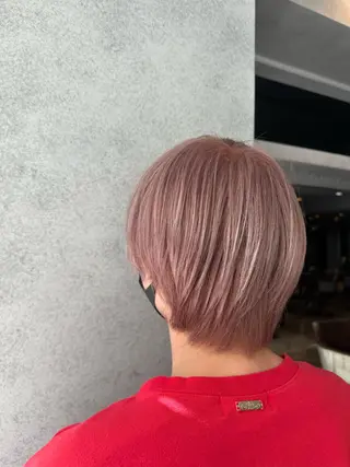 ショート カラー メンズ レディースカット/ シュドウヒナタ🐰のヘアスタイル