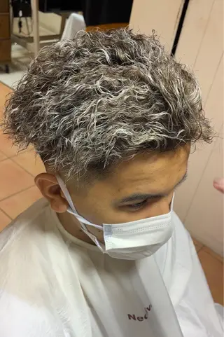 ショート パーマ メンズ 辻堂メンズ特化 YU-YAのヘアスタイル