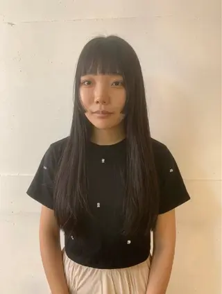 ロング riko*.+ﾟ 韓国風パーマのヘアスタイル