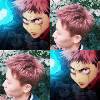 ミディアム ブリーチなしダブル カラー縮毛矯正　下野のヘアスタイル