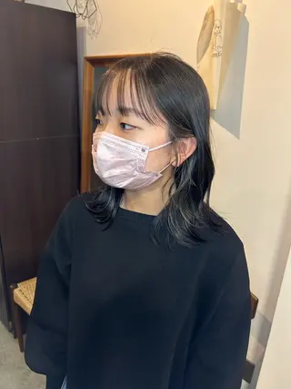 ミディアム カラー 韓国レイヤー/ハイ トーン/優太のヘアスタイル