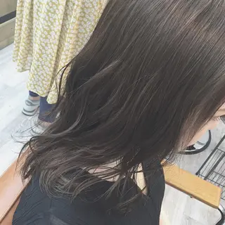 ロング カラー 前髪顔周り✂️店長 ❤️アマミヤ❤️のヘアスタイル