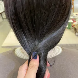 ミディアム カラー 🌈トップデザイナー 金沢駅近nanamiのヘアスタイル