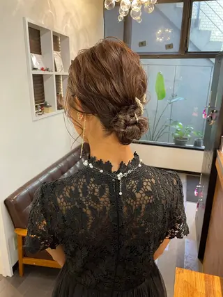 セミロング ヘアアレンジ Stir maison[ステアメゾン]所属・layer cut /MIKUのヘアスタイル