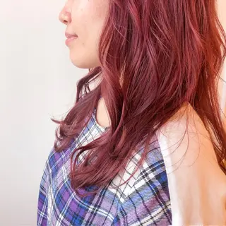 ロング カラー 尾籠 美幸 (オゴモリ ミユキ)のヘアスタイル