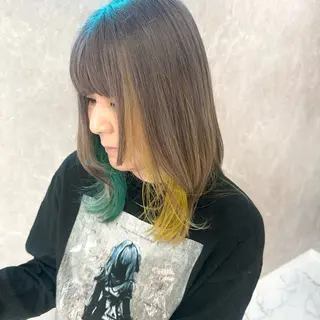 セミロング カラー デザインカラー髪質 改善Lilithのその他イメージ