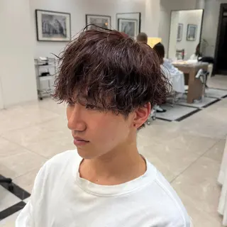 ショート カラー パーマ メンズ 名古屋のメンズ職人 /わたるのヘアスタイル