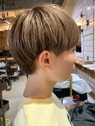 ショート カラー メンズ メンズヘア/レイヤー /ボブ山内春輝のヘアスタイル