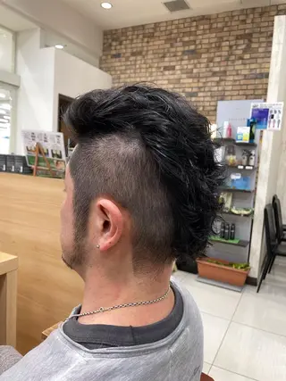 パーマ メンズ 💫カットパーマ💫 伊原虎太郎のヘアスタイル