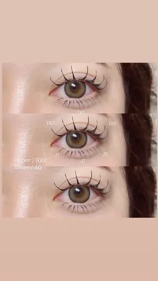 マツエク・マツパ Mell Yuuna ♡パリエク /束感のマツエク・マツパデザイン