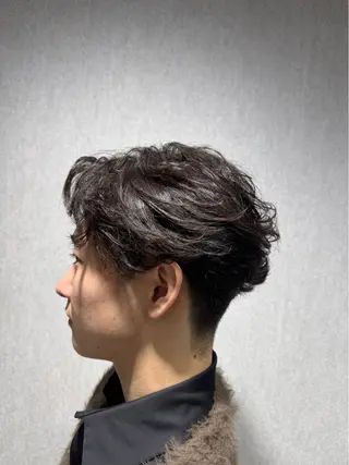 パーマ メンズ 曲がる縮毛/カルマパ ーマ/池袋/横村大全のヘアスタイル