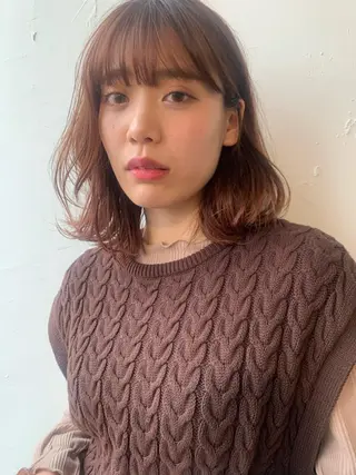 ミディアム 中園 祥吾のヘアスタイル