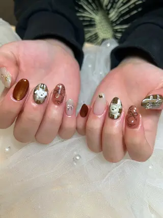 ネイル takara nail所属・takara射水高岡 マグネット韓国ポップのネイルデザイン