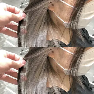 ロング カラー しゅうさん🍝 麻田秀太郎のヘアスタイル