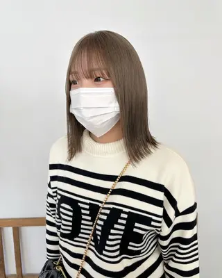 ミディアム カラー CIEL FUKUOKA所属・SAKURA/ CIEL福岡のヘアスタイル