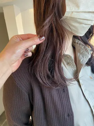 ミディアム カラー ヘアアレンジ SALOWIN恵比寿所属・ヘッドスパで脳を 整える✨chacoのヘアスタイル