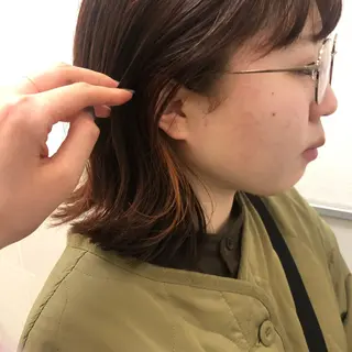 ショート カラー 細川 夕利亜のヘアスタイル