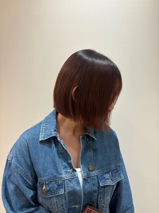 ショート TinkerLip所属・レイヤーカット/暗髪 透明感カラーChieのヘアスタイル