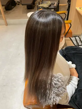 ロング 中田 サヤカのヘアスタイル