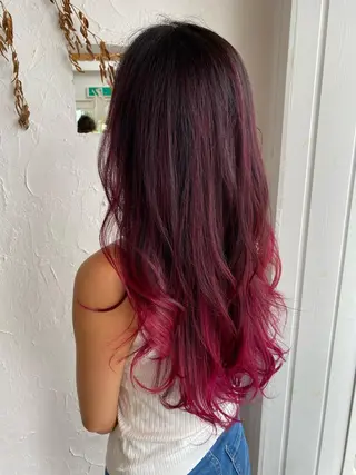 ロング カラー パーマ ヘアアレンジ メンズ キッズ ネイル 美容室 ソンリエのヘアスタイル