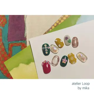 ネイル atelierLoopbyshiho所属・atelier Loop♪MIKAのネイルデザイン