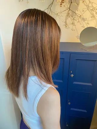 ミディアム 山本 琴葉 /ボブ /切りっぱなしボブのヘアスタイル