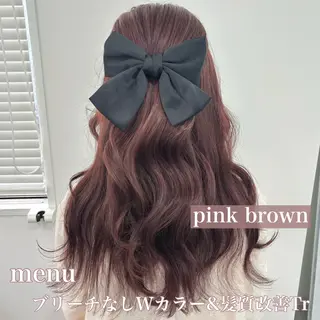 ロング Wカラー/暖色/べ ージュりく©︎🐝のヘアスタイル