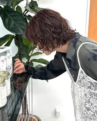 ショート パーマ ボブ/レイヤー/ケア パーマ/リュウタのヘアスタイル