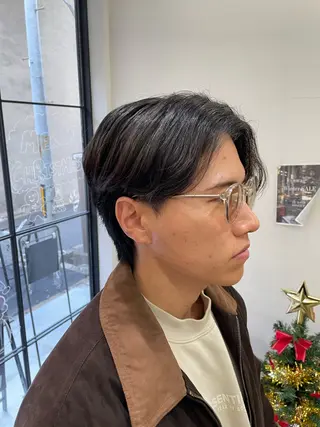 メンズ 慎太朗メンズパーマ/ フェザー/スパイキーのヘアスタイル