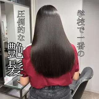 ロング 髪質改善/縮毛矯正 /美髪カラー/こてのヘアスタイル