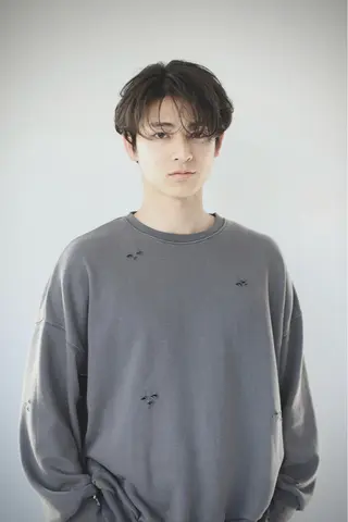 ショート パーマ メンズ gallica表参道 店長/佐藤翼のヘアスタイル