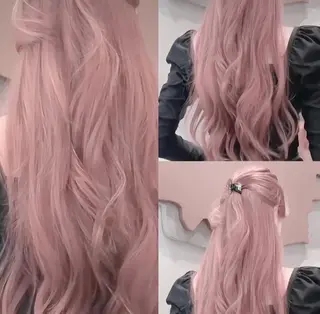 ロング カラー モテ髪💕ハイトーン yuriaのヘアスタイル