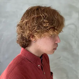 ミディアム カラー メンズ 渋谷 メンズショート 佐伯 将のヘアスタイル