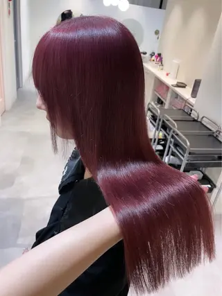 ロング カラー 若月 あやかのヘアスタイル