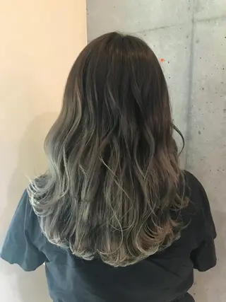 セミロング 北千住でカラーNo1 高橋優輔のヘアスタイル